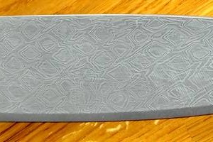 Knife Blade, Diamond Damasteel