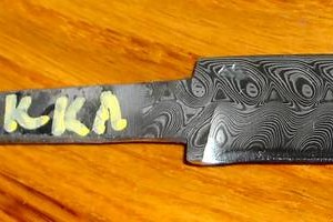 Knife Blade, Hakkapella Damasteel