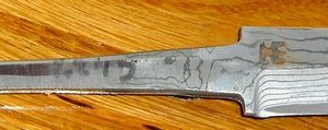 Knife Blade, Suminagashi Katana