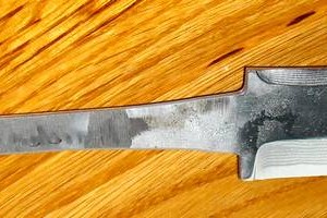 Knife Blade, Suminagashi