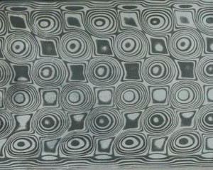 Rose pattern Damasteel