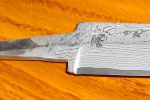 Knife Blade Suminagashi 33-layer steel